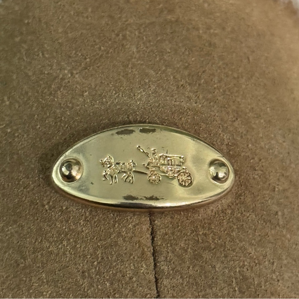 COACH IZZIE Boots Size‎ 9 Signature Midcalf Suede Faux Fur FG4597 - Picture 11 of 15